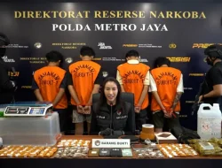 Polda Metro Jaya Menggagalkan Sindikat Pengedar Tembakau Sintetis Seberat 995 Gram Disebuah Dipemukiman Padat Yang Diedarkan Melalui Media Sosial