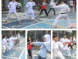 Ekstrakurikuler Karate di SMPN 20 Kota Bogor Jadi Wadah Pembentukan Karakter Siswa