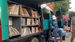 Tumbuhkan Minat Baca, Perpustakaan Keliling Hadir di CFD Tegar Beriman